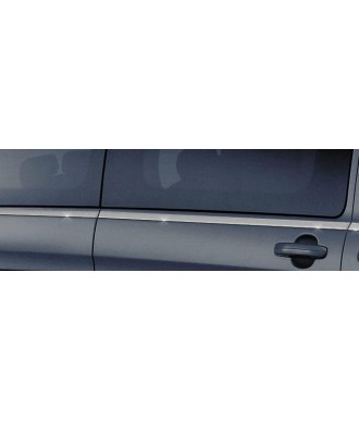 Baguette fenetre FORD TRANSIT CUSTOM 2012 2023 LONG INOX CHROME 8 PIECES - Access Utilitaire - Vente en ligne d'accessoires auto et Véhicules Utilitaires