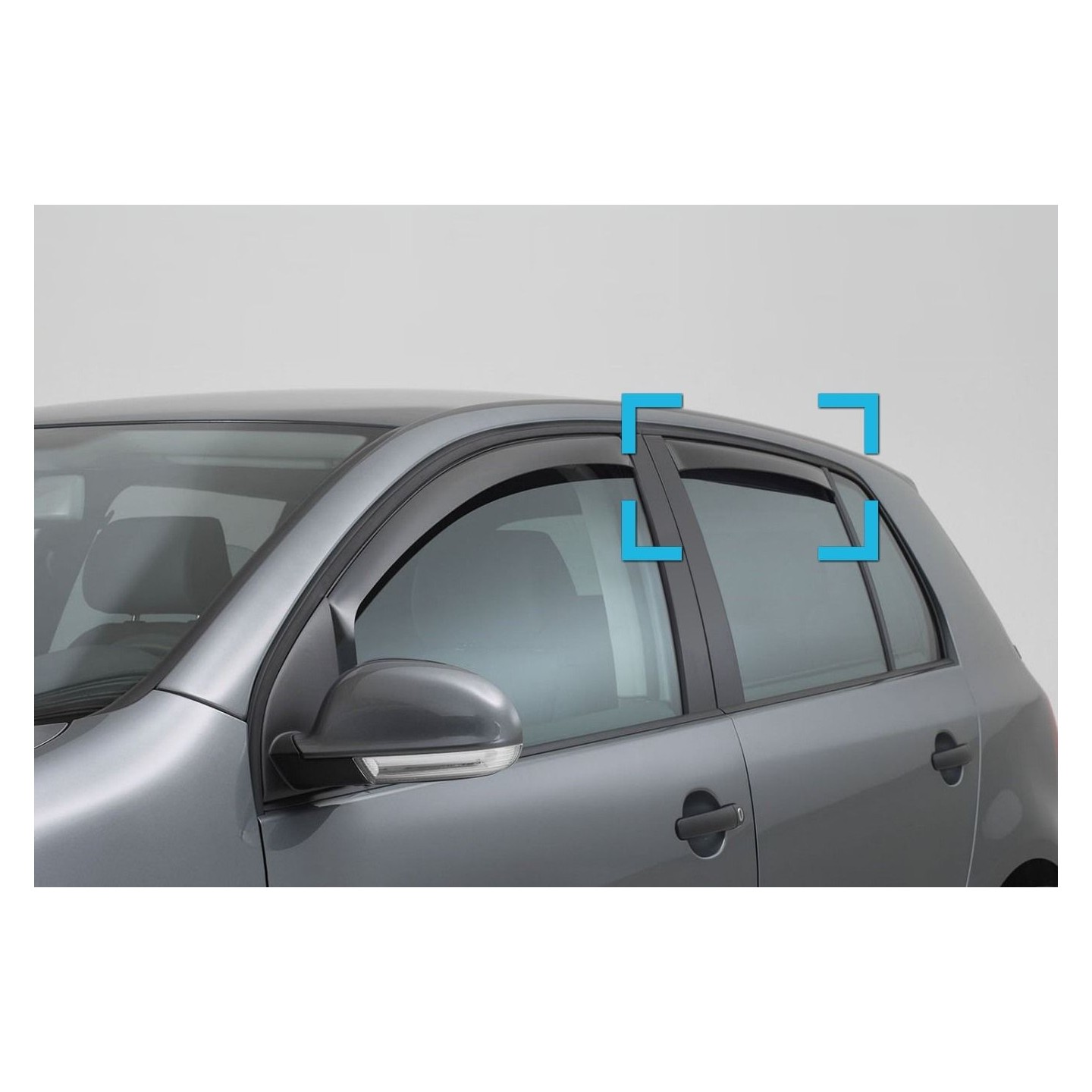 Kia Rio Radiator Deflector Air Deflectors KIA RIO 5 DOORS 2011 2015 REAR