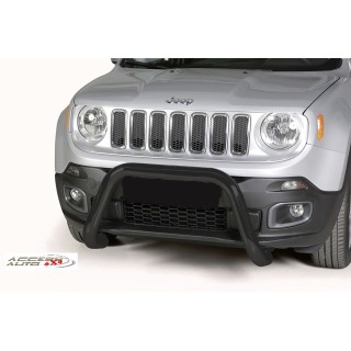 PARE BUFFLE-JEEP-RENEGADE-2014-2018 HOMOLOGUE INOX NOIR 76mm