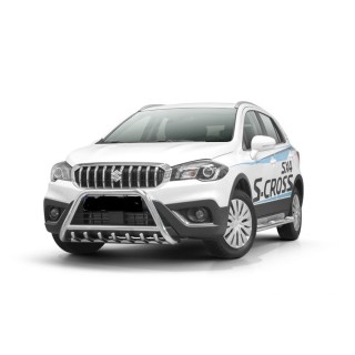 PARE BUFFLE-SUZUKI-SX-4-S-CROSS-2016-2021 HOMOLOGUE INOX - GRILLE