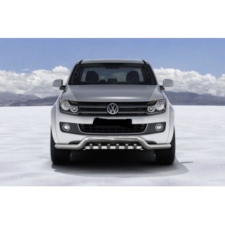 PARE BUFFLE-VOLKSWAGEN-AMAROK-2010-2016- HOMOLOGUE-INOX - PROTECTION BASSE