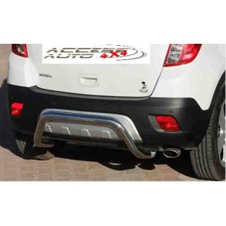 protection ARRIERE-OPEL-MOKKA-X-2016-2020-INOX 60mm