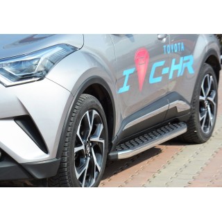 marche pieds-TOYOTA-C-HR-2017-AUJOURD'HUI Aluminium TX CHROME