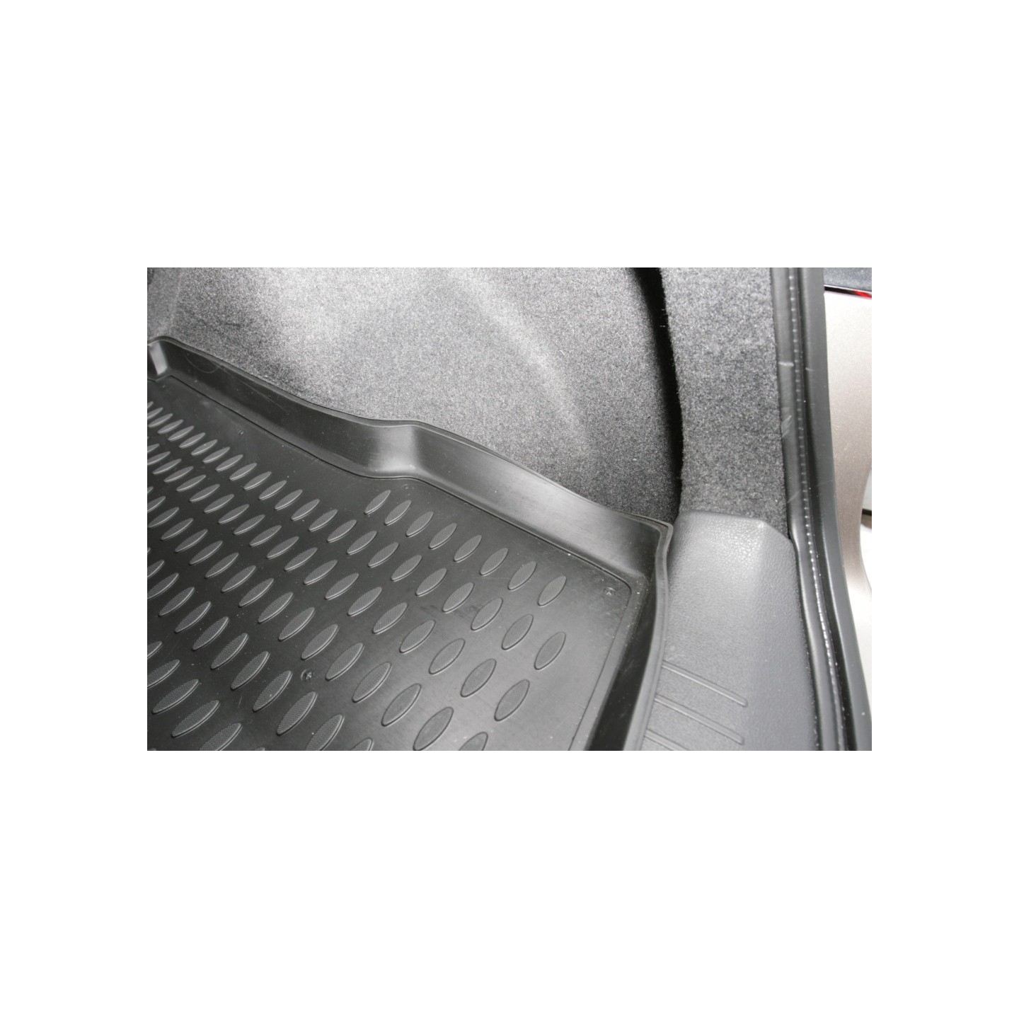 J&J AUTOMOTIVE | Tapis De Coffre Caoutchouc Premium Compatible avec C3 Depuis 2017, Protecteur de Coffre, Bord Haut, Antidérapant, Inodore