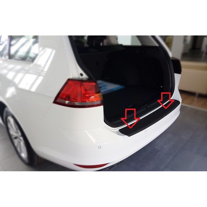 Protection seuil de coffre Volkswagen Golf VII (5G) - noir