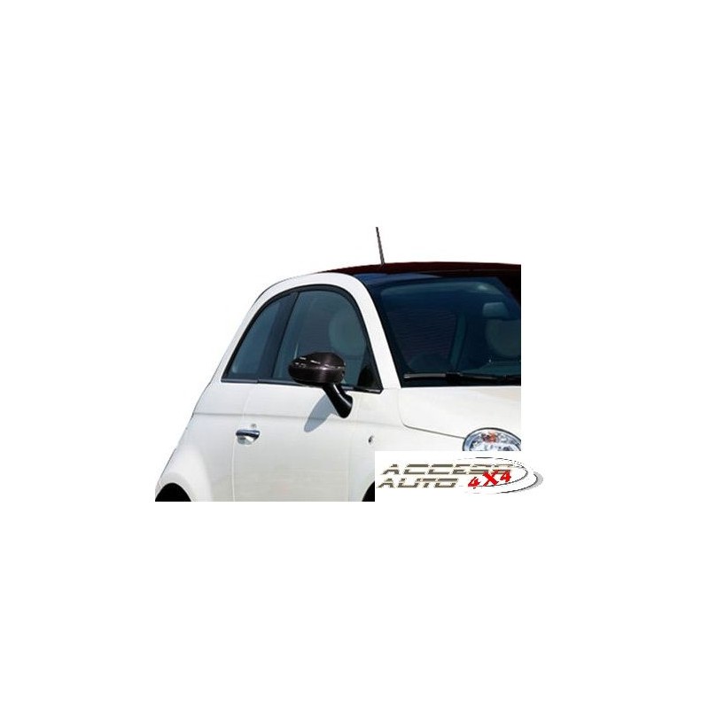 Couvre Retroviseurs-FIAT-500-500-C-2007-2020 CARBONE 2 PIECES