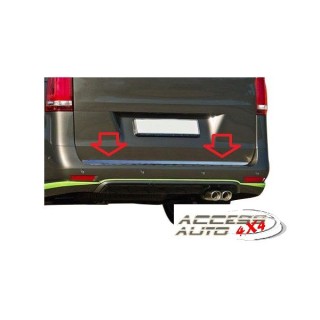 Baguette de coffre inferieure INOX MERCEDES VITO W 447 2014 AUJOURD'HUI  - Access Auto 4x4