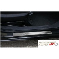 Seuils De Porte Inox Pour Citroën Spacetourer, Peugeot Traveller, Toyota Proace, Etc. - 2 Pièces, Portes Coulissantes Arrière