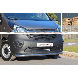 PARE BUFFLE-RENAULT-TRAFIC-2014-AUJOURD'HUI- INOX - PROTECTION BASSE