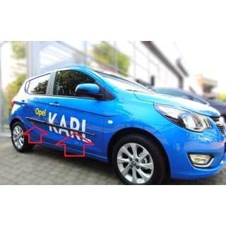 Baguette de porte-OPEL-KARL-5-PORTES-2015-AUJOURD'HUI ABS NOIR