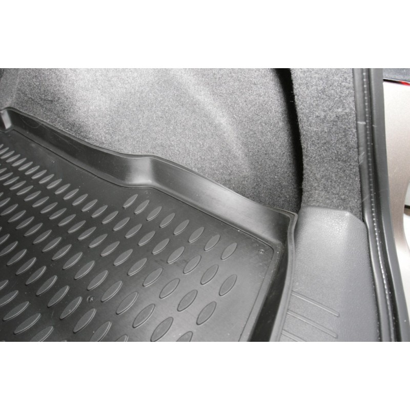Kit tapis de coffre et tapis de voiture TPE pour: Ford Fiesta VIII Hayon  (07.2017-.) - coffre inférieur; modèles sans plancher amovible du  coffre; aussi pour la version hybride