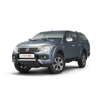 PARE BUFFLE-MITSUBISHI-L-200-2015-2019 HOMOLOGUE NOIR barre de renfort