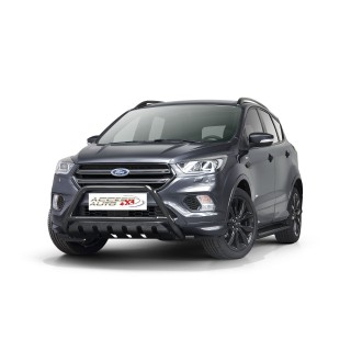 PARE BUFFLE-FORD-KUGA-2017-2019- INOX NOIR -PLAQUE