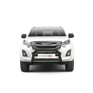 PARE BUFFLE-ISUZU-D-MAX-2017-2020- HOMOLOGUE INOX NOIR  - GRILLE