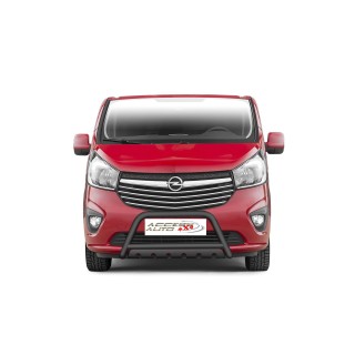 PARE BUFFLE-OPEL-VIVARO-2014-2019-HOMOLOGUE INOX NOIR  - PLAQUE
