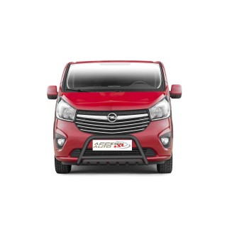 PARE BUFFLE-OPEL-VIVARO-2014-2019-HOMOLOGUE INOX NOIR  - PLAQUE