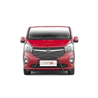 PARE BUFFLE-OPEL-VIVARO-2014-2019- HOMOLOGUE INOX NOIR  60mm