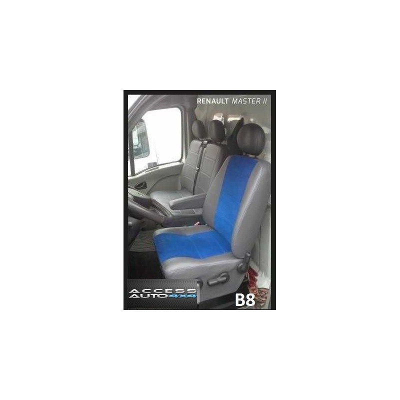 Housses en Simili Cuir pour CITROEN Jumpy 2016+ - 2 sièges avant  (compatible airbag)