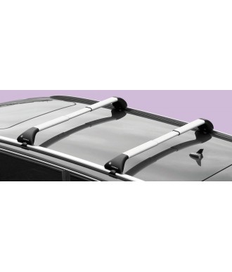 Barres de toit RENAULT CLIO 4 ESTATE 2013 2019 TRANSVERSALES Aluminium  barres classiques