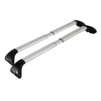 Barres De Toit Pour Volvo V60 2012-2017 - Paires - Aluminium Noir - Charge 150 Lbs