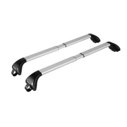Barres De Toit Menabo Pour DS5 DS4 Scénic XMod - Charge 75 Kg - Inclinaison Réglable - Fabriqué En Italie