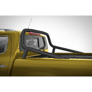 ROLL BAR-MERCEDES-CLASSE-X-2017-AUJOURD'HUI INOX NOIR DOUBLE BARRES