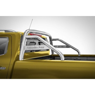 ROLL BAR-MERCEDES-CLASSE-X-2017-AUJOURD'HUI INOX DOUBLE BARRES