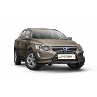 PARE BUFFLE VOLVO XC 60 2014 2017 HOMOLOGUE INOX NOIR   BARRE DE RENFORT - Access Auto 4x4