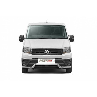 PARE BUFFLE-VOLKSWAGEN-CRAFTER-2017-AUJOURD'HUI- HOMOLOGUE INOX - PROTECTION BASSE