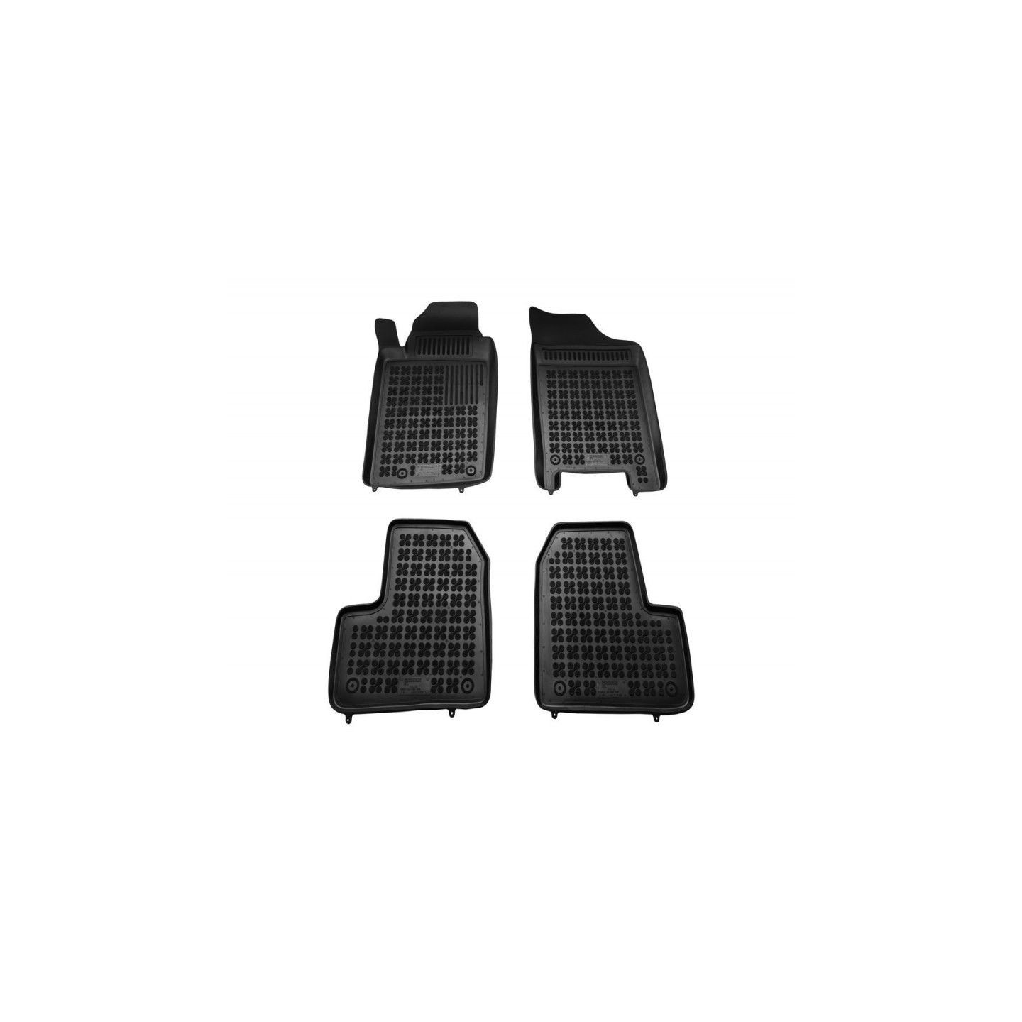 Kovvar Tapis De Coffre En Caoutchouc Duogrip Compatible Avec Peugeot 206 1998-2013 Correspondant à La Version