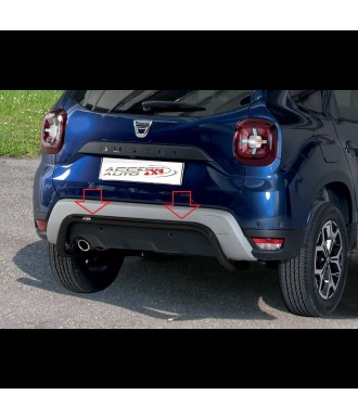 Protection ARRIERE DACIA DUSTER 2018-2022 INOX NOIR