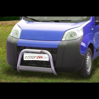 PARE BUFFLE-FIAT-FIORINO-QUBO-2008-AUJOURD'HUI- HOMOLOGUE INOX - BARRE DE RENFORT INOX 