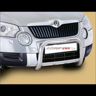 PARE BUFFLE-SKODA-YETI-2010-2014 HOMOLOGUE INOX 60mm