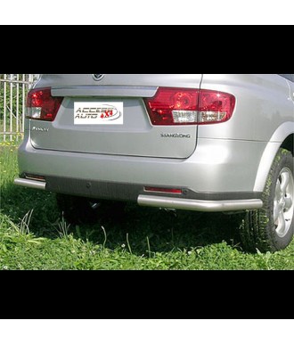 Protection ARRIERE INOX SSANGYONG KYRON 2007 - Access Utilitaire - Vente en ligne d'accessoires auto et Véhicules Utilitaires
