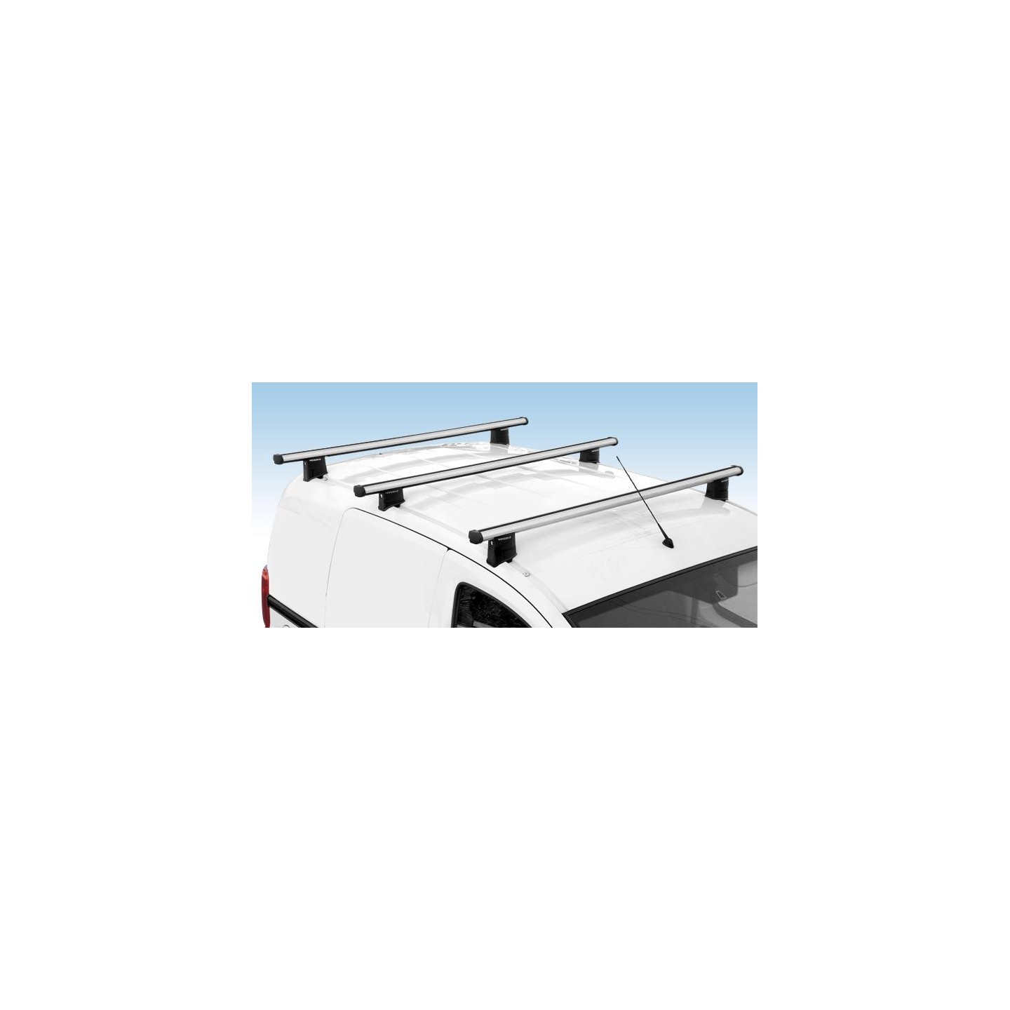 Barres De Toit Transversales Aluminium - Compatible Citroën Jumpy 2006-2016 - Charge Max 75 Kg