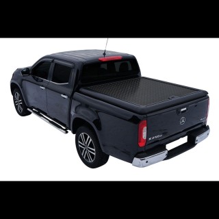 COUVRE-BENNE-COULISSANT-MERCEDES-CLASSE-X-DOUBLE CABINE-2018 AUJOURD'HUI  ALUMINIUM NOIR