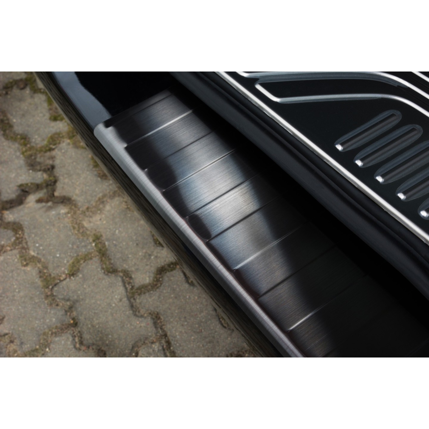 Protection Pare-chocs Arrière En Inox Chromé Pour Opel Vivaro, Nissan Primastar, Renault Trafic II - Antirrayures, Design Intégré