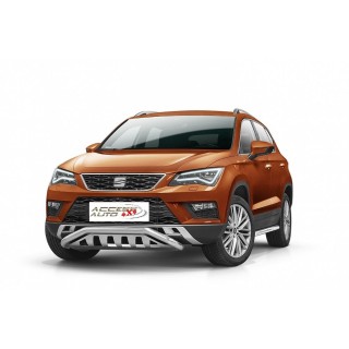 PARE BUFFLE-SEAT-ATECA-2016-AUJOURD'HUI-HOMOLOGUE INOX Protection Basse-Plaque