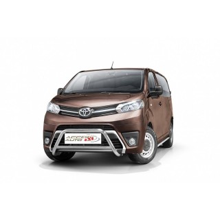 PARE BUFFLE-TOYOTA-PROACE-2016-AUJOURD'HUI- HOMOLOGUE INOX  - BARRE DE RENFORT