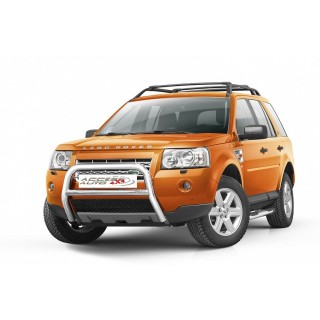 PARE BUFFLE-LAND-ROVER-FREELANDER-2-2007-2014- HOMOLOGUE INOX - BARRE DE RENFORT 