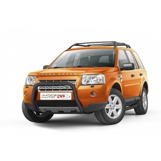 PARE BUFFLE-LAND-ROVER-FREELANDER-2-2007-2014- HOMOLOGUE INOX NOIR  70mm