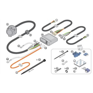 Faisceau Electrique 7 Broches PEUGEOT EXPERT 2016 AUJOURD'HUI  - Access Auto 4x4