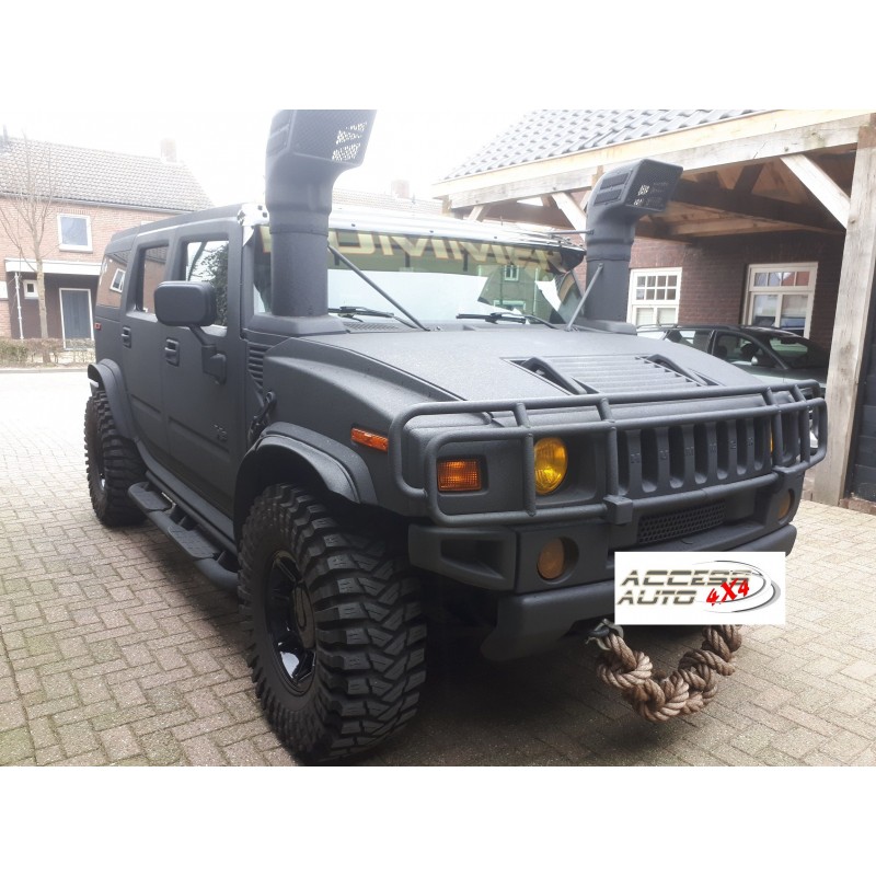 Remplacement de pare brise sur ce Hummer H2 pour notre client de