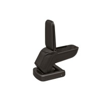 Accoudoir Central Voiture Citroën C4 2008-2010 - Console Rangement Cuir Noir Rotatif 3D