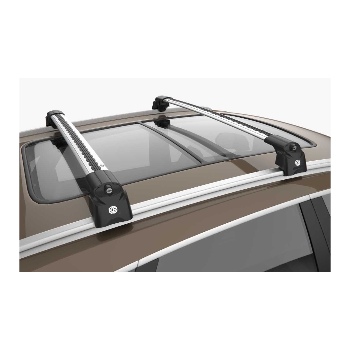 Barres De Toit Pour Peugeot 2008 (A94) 2013-2019 - Aluminium, Charge 75 Kg, Garantie 2 Ans