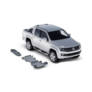 PROTEGE CARTER-VOLKSWAGEN-AMAROK-2017-AUJOURD'HUI INTEGRAL 3-PIECES-ALUMINIUM-6mm  3.0 V6