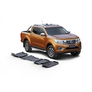 PROTEGE CARTER-NISSAN-NAVARA-NP-300-2015-AUJOURD'HUI-INTEGRAL 4-PIECES-ALUMINIUM-6mm