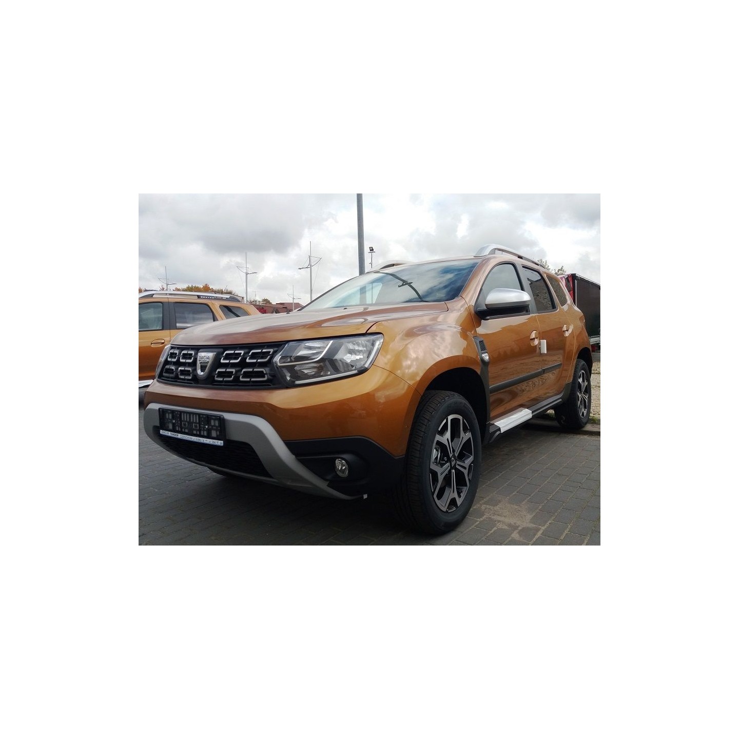 Baguettes De Porte Dacia Duster I 2010-2017 Oneway - Noir Mat, Set De 4 Pièces, ABS, Ruban Adhésif 3M Inclus