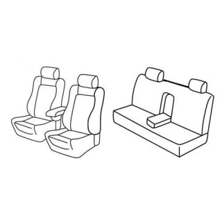 Housses siege auto sur-mesure tissus  -ALFA-ROMEO-156-4-PORTES-1997-2003