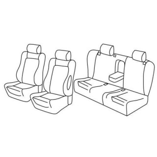 Housses siege auto sur-mesure tissus  -ALFA-ROMEO-156-SPORTWAGON-5-PLACES--2000-2003